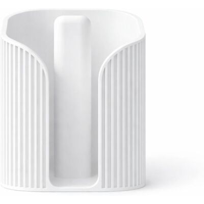 Inny producent Nowoczesny Stojak Na Ręcznik Papierowy W Stylu Japandi W Kolorze Białym Inny producent Nowoczesny Stojak Na Ręcznik Papierowy W Stylu Japandi W Kolorze Białym