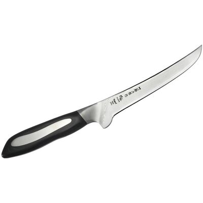 Nóż Do Wykrawania, Czarno-Srebrna Rączka Flash Tojiro, 15 Cm Nóż Do Wykrawania, Czarno-Srebrna Rączka Flash Tojiro, 15 Cm