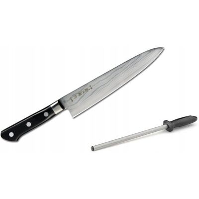 Global Nóż szefa kuchni 21cm Tojiro DP37 PLUS ostrzałka Taidea T0825D Global Nóż szefa kuchni 21cm Tojiro DP37 PLUS ostrzałka Taidea T0825D