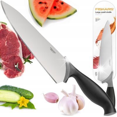 Nóż szefa kuchni Fiskars do siekania krojenia mięsa warzyw 20cm 1062924 Nóż szefa kuchni Fiskars do siekania krojenia mięsa warzyw 20cm 1062924