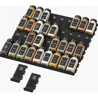 Inny producent Organizer Przypraw 36 Sztuk Modułowy Regulowany Antypoślizgowy Wkład Inny producent Organizer Przypraw 36 Sztuk Modułowy Regulowany Antypoślizgowy Wkład