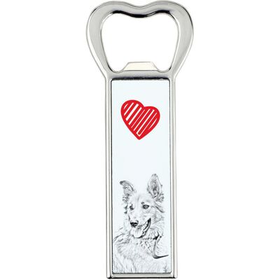 ART Owczarek baskijski, Basque Shepherd Dog - otwieracz do butelek z psem, personalizowany otwieracz na lodówkę, wyjątkowy upominek dla mężczyzny marki .. ART Owczarek baskijski, Basque Shepherd Dog - otwieracz do butelek z psem, personalizowany otwieracz na lodówkę, wyjątkowy upominek dla mężczyzny marki ..