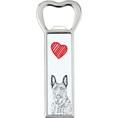 ART Owczarek holenderski, Dutch Shepherd Dog - otwieracz do butelek z psem, personalizowany otwieracz na lodówkę, wyjątkowy upominek dla mężczyzny marki.. ART Owczarek holenderski, Dutch Shepherd Dog - otwieracz do butelek z psem, personalizowany otwieracz na lodówkę, wyjątkowy upominek dla mężczyzny marki..