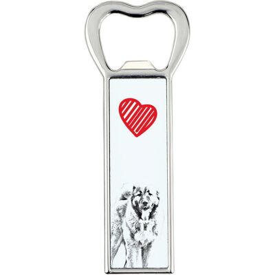 Owczarek kaukaski - otwieracz do butelek z psem, personalizowany otwieracz na lodówkę, wyjątkowy upominek dla mężczyzny marki Art-Dog Owczarek kaukaski - otwieracz do butelek z psem, personalizowany otwieracz na lodówkę, wyjątkowy upominek dla mężczyzny marki Art-Dog