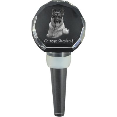 ART Owczarek niemiecki, Alsatian - kryształowa zatyczka do butelki, wyjątkowy korek do wina ze zdjęciem, personalizowany prezent dla sommeliera marki Ar.. ART Owczarek niemiecki, Alsatian - kryształowa zatyczka do butelki, wyjątkowy korek do wina ze zdjęciem, personalizowany prezent dla sommeliera marki Ar..
