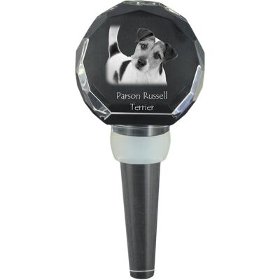 Parson Russell Terrier - kryształowa zatyczka do butelki, wyjątkowy korek do wina ze zdjęciem, personalizowany prezent dla sommeliera marki Art-Dog Parson Russell Terrier - kryształowa zatyczka do butelki, wyjątkowy korek do wina ze zdjęciem, personalizowany prezent dla sommeliera marki Art-Dog