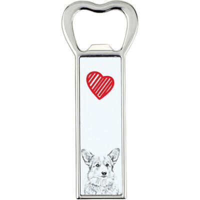 Pembroke Welsh Corgi - otwieracz do butelek z psem, personalizowany otwieracz na lodówkę, wyjątkowy upominek dla mężczyzny marki Art-Dog Pembroke Welsh Corgi - otwieracz do butelek z psem, personalizowany otwieracz na lodówkę, wyjątkowy upominek dla mężczyzny marki Art-Dog