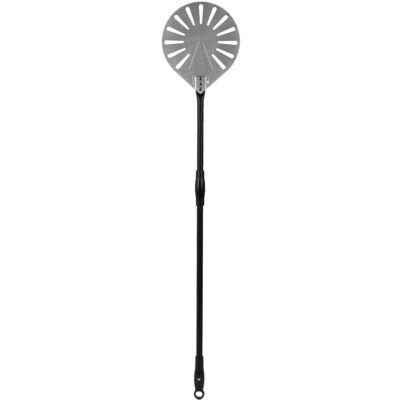 Perforowana Łopata Do Pizzy Z Anodowanego Aluminium Z Aluminiowym Uchwytem, Okrągła, 228x1200 Mm Technica, Pizza Line Perforowana Łopata Do Pizzy Z Anodowanego Aluminium Z Aluminiowym Uchwytem, Okrągła, 228x1200 Mm Technica, Pizza Line
