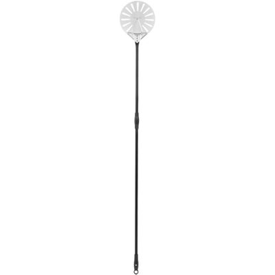 Perforowana Łopata Do Pizzy Z Anodowanego Aluminium Z Aluminiowym Uchwytem, Okrągła, 228x1800 Mm Technica, Pizza Line Perforowana Łopata Do Pizzy Z Anodowanego Aluminium Z Aluminiowym Uchwytem, Okrągła, 228x1800 Mm Technica, Pizza Line
