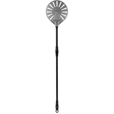 Perforowana Łopata Do Pizzy Ze Stali Nierdzewnej Z Aluminiowym Uchwytem, Okrągła, 228x1200 Mm Technica, Pizza Line Perforowana Łopata Do Pizzy Ze Stali Nierdzewnej Z Aluminiowym Uchwytem, Okrągła, 228x1200 Mm Technica, Pizza Line