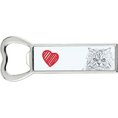 Perski - otwieracz do butelek z kotem, personalizowany otwieracz na lodówkę, wyjątkowy upominek dla mężczyzny marki Art-Dog Perski - otwieracz do butelek z kotem, personalizowany otwieracz na lodówkę, wyjątkowy upominek dla mężczyzny marki Art-Dog