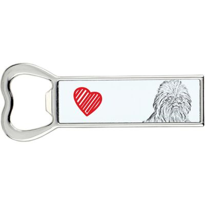 Pinczer małpi, Affenpinczer - otwieracz do butelek z psem, personalizowany otwieracz na lodówkę, wyjątkowy upominek dla mężczyzny marki Art-Dog Pinczer małpi, Affenpinczer - otwieracz do butelek z psem, personalizowany otwieracz na lodówkę, wyjątkowy upominek dla mężczyzny marki Art-Dog