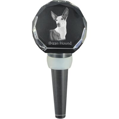 ART Podenco z Ibizy, Podenco Ibicenco - kryształowa zatyczka do butelki, wyjątkowy korek do wina ze zdjęciem, personalizowany prezent dla sommeliera mar.. ART Podenco z Ibizy, Podenco Ibicenco - kryształowa zatyczka do butelki, wyjątkowy korek do wina ze zdjęciem, personalizowany prezent dla sommeliera mar..