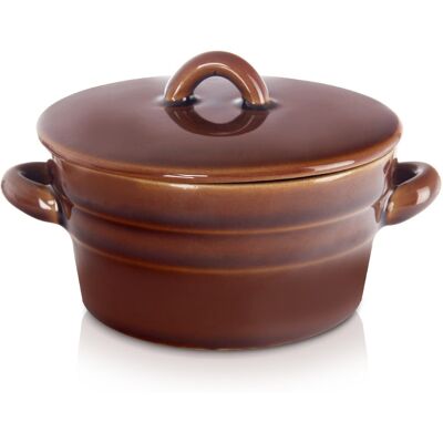 Artemis Pojemnik Ceramiczny Kuchenny Garnek na Smalec Żywność Miska na Zupę 340 ml Artemis Pojemnik Ceramiczny Kuchenny Garnek na Smalec Żywność Miska na Zupę 340 ml