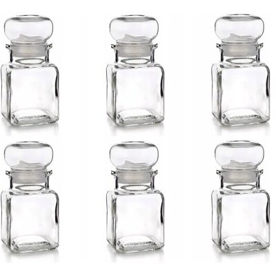 Banquet POJEMNIK SŁOICZEK NA PRZYPRAWY herbatę kuchenne 6 x 150 ml mały szklany Banquet POJEMNIK SŁOICZEK NA PRZYPRAWY herbatę kuchenne 6 x 150 ml mały szklany