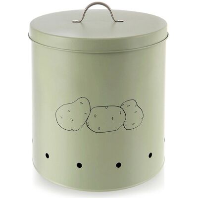 Artemis Pojemnik Warzywa Owoce Metalowy Kuchenny Puszka z Otworami Wentylacją 8,7L Artemis Pojemnik Warzywa Owoce Metalowy Kuchenny Puszka z Otworami Wentylacją 8,7L