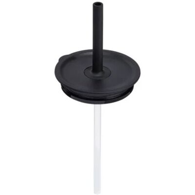 Pokrywka ze słomką Hydro Flask Medium Press-In Straw Lid - black Pokrywka ze słomką Hydro Flask Medium Press-In Straw Lid - black
