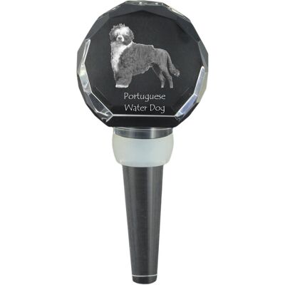 Portugalski pies dowodny - kryształowa zatyczka do butelki, wyjątkowy korek do wina ze zdjęciem, personalizowany prezent dla sommeliera marki Art-Dog Portugalski pies dowodny - kryształowa zatyczka do butelki, wyjątkowy korek do wina ze zdjęciem, personalizowany prezent dla sommeliera marki Art-Dog