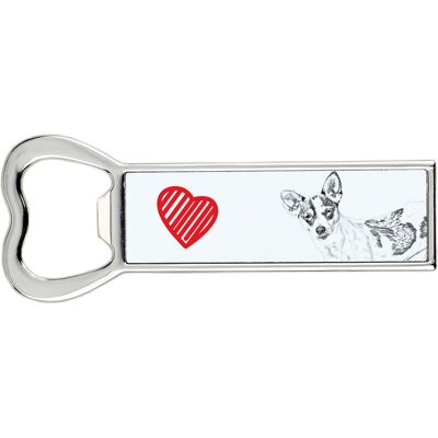 Rat Terrier - otwieracz do butelek z psem, personalizowany otwieracz na lodówkę, wyjątkowy upominek dla mężczyzny marki Art-Dog Rat Terrier - otwieracz do butelek z psem, personalizowany otwieracz na lodówkę, wyjątkowy upominek dla mężczyzny marki Art-Dog