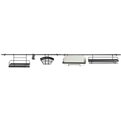 RELING KUCHENNY 16 ELE. 150cm CZARNY KINGHOFF KH-1498 RELING KUCHENNY 16 ELE. 150cm CZARNY KINGHOFF KH-1498