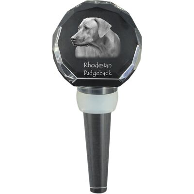 ART Rhodesian Ridgeback, Afrykański pies na lwy - kryształowa zatyczka do butelki, wyjątkowy korek do wina ze zdjęciem, personalizowany prezent dla somm.. ART Rhodesian Ridgeback, Afrykański pies na lwy - kryształowa zatyczka do butelki, wyjątkowy korek do wina ze zdjęciem, personalizowany prezent dla somm..
