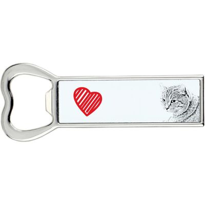 Ryś górski - otwieracz do butelek z kotem, personalizowany otwieracz na lodówkę, wyjątkowy upominek dla mężczyzny marki Art-Dog Ryś górski - otwieracz do butelek z kotem, personalizowany otwieracz na lodówkę, wyjątkowy upominek dla mężczyzny marki Art-Dog