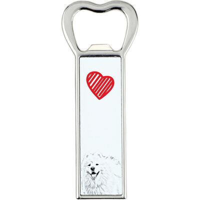 Samojed, Samoyed, Samojedskaja - otwieracz do butelek z psem, personalizowany otwieracz na lodówkę, wyjątkowy upominek dla mężczyzny marki Art-Dog Samojed, Samoyed, Samojedskaja - otwieracz do butelek z psem, personalizowany otwieracz na lodówkę, wyjątkowy upominek dla mężczyzny marki Art-Dog