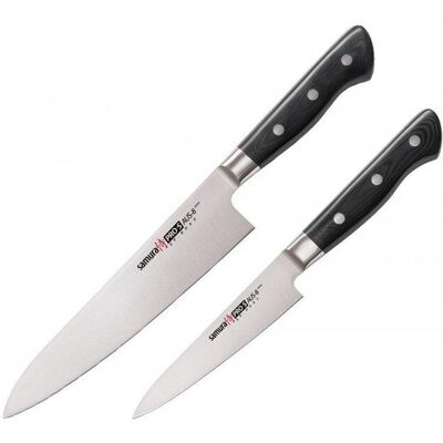 Samura PRO-S zestaw 2 noży szef i utility SP-0210 Samura PRO-S zestaw 2 noży szef i utility SP-0210