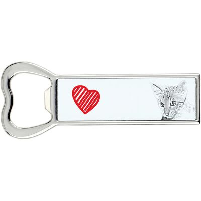 Savannah - otwieracz do butelek z kotem, personalizowany otwieracz na lodówkę, wyjątkowy upominek dla mężczyzny marki Art-Dog Savannah - otwieracz do butelek z kotem, personalizowany otwieracz na lodówkę, wyjątkowy upominek dla mężczyzny marki Art-Dog