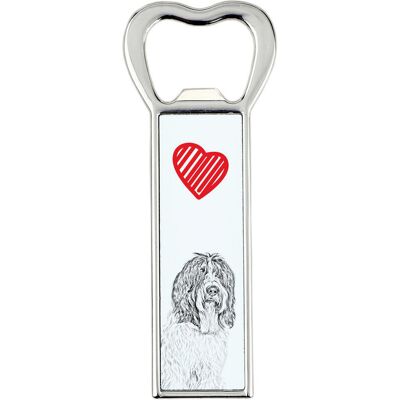 Schapendoes, Owczarek holenderski - otwieracz do butelek z psem, personalizowany otwieracz na lodówkę, wyjątkowy upominek dla mężczyzny marki Art-Dog Schapendoes, Owczarek holenderski - otwieracz do butelek z psem, personalizowany otwieracz na lodówkę, wyjątkowy upominek dla mężczyzny marki Art-Dog