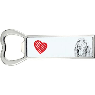 Seter angielski, Laverack I - otwieracz do butelek z psem, personalizowany otwieracz na lodówkę, wyjątkowy upominek dla mężczyzny marki Art-Dog Seter angielski, Laverack I - otwieracz do butelek z psem, personalizowany otwieracz na lodówkę, wyjątkowy upominek dla mężczyzny marki Art-Dog