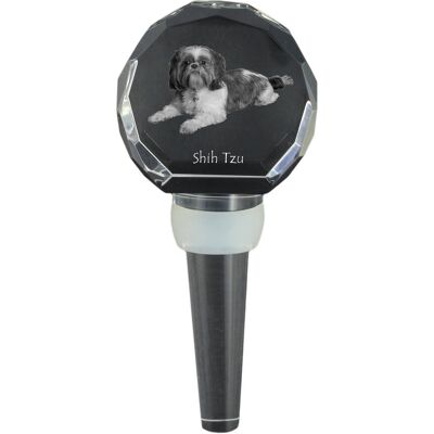 ART Shih Tzu, Shi tsu, Shi-Tzu, Szi-cu, Szitzu - kryształowa zatyczka do butelki, wyjątkowy korek do wina ze zdjęciem, personalizowany prezent dla somme.. ART Shih Tzu, Shi tsu, Shi-Tzu, Szi-cu, Szitzu - kryształowa zatyczka do butelki, wyjątkowy korek do wina ze zdjęciem, personalizowany prezent dla somme..