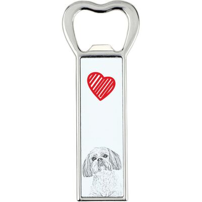 ART Shih Tzu, Shi tsu, Shi-Tzu, Szi-cu, Szitzu - otwieracz do butelek z psem, personalizowany otwieracz na lodówkę, wyjątkowy upominek dla mężczyzny mar.. ART Shih Tzu, Shi tsu, Shi-Tzu, Szi-cu, Szitzu - otwieracz do butelek z psem, personalizowany otwieracz na lodówkę, wyjątkowy upominek dla mężczyzny mar..