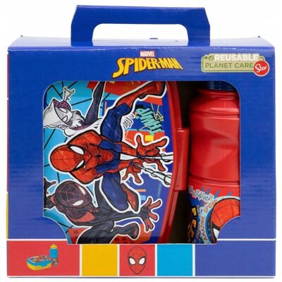 Stor Śniadaniówka i bidon ZESTAW na prezent Spiderman do szkoły przedszkola Stor Śniadaniówka i bidon ZESTAW na prezent Spiderman do szkoły przedszkola