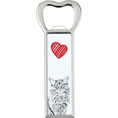 Somali - otwieracz do butelek z kotem, personalizowany otwieracz na lodówkę, wyjątkowy upominek dla mężczyzny marki Art-Dog Somali - otwieracz do butelek z kotem, personalizowany otwieracz na lodówkę, wyjątkowy upominek dla mężczyzny marki Art-Dog