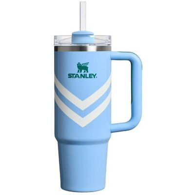 Stanley - Kubek Termiczny Quencher H2.Oflowstate™ Tumbler (0.89l) - Cornflower Chevron, Edycja Limitowana Stanley - Kubek Termiczny Quencher H2.Oflowstate™ Tumbler (0.89l) - Cornflower Chevron, Edycja Limitowana