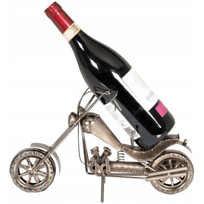 HLO Stojak Na Wino Alkohol Motocykl Chopper Metalowy HLO Stojak Na Wino Alkohol Motocykl Chopper Metalowy