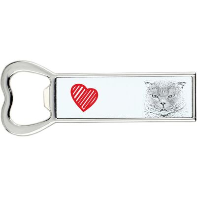 Szkocki fold - otwieracz do butelek z kotem, personalizowany otwieracz na lodówkę, wyjątkowy upominek dla mężczyzny marki Art-Dog Szkocki fold - otwieracz do butelek z kotem, personalizowany otwieracz na lodówkę, wyjątkowy upominek dla mężczyzny marki Art-Dog