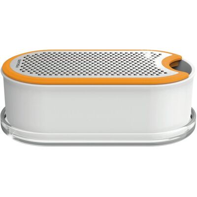 Tarka z pojemnikiem Fiskars małe oczka 1019530 Tarka z pojemnikiem Fiskars małe oczka 1019530