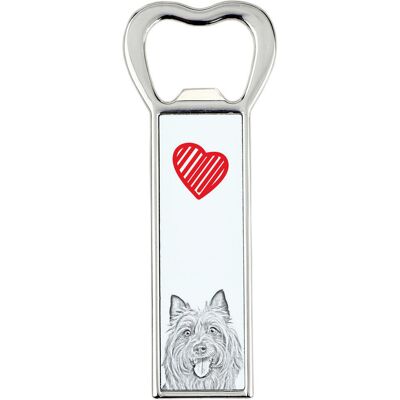 Terier australijski, Aussie - otwieracz do butelek z psem, personalizowany otwieracz na lodówkę, wyjątkowy upominek dla mężczyzny marki Art-Dog Terier australijski, Aussie - otwieracz do butelek z psem, personalizowany otwieracz na lodówkę, wyjątkowy upominek dla mężczyzny marki Art-Dog