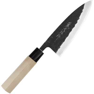Tojiro Black Hammered Shirogami#2 Nóż Deba 16,5 Cm Tojiro Black Hammered Shirogami#2 Nóż Deba 16,5 Cm