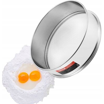 VEVOR PROFESJONALNE SITO DO MĄKI 12 OCZEK STAL NIERDZEWNA 320MM VEVOR PROFESJONALNE SITO DO MĄKI 12 OCZEK STAL NIERDZEWNA 320MM