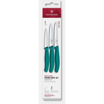 Zestaw noży kuchennych Victorinox Swiss Classic - Obierak, pomidor i śniadaniowy Zestaw noży kuchennych Victorinox Swiss Classic - Obierak, pomidor i śniadaniowy