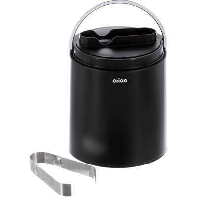 Artemis Wiaderko do Lodu Stalowe Pojemnik Termos Cooler do Kostek Szczypce 1,9L Artemis Wiaderko do Lodu Stalowe Pojemnik Termos Cooler do Kostek Szczypce 1,9L