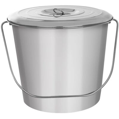 Artemis Wiadro Stalowe Spożywcze Nierdzewne Metalowe Gastronomiczne do Żywności 12L Artemis Wiadro Stalowe Spożywcze Nierdzewne Metalowe Gastronomiczne do Żywności 12L
