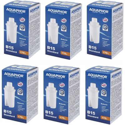 Wkład Filtrujący Aquaphor B15 Standard 6 Szt. Wkład Filtrujący Aquaphor B15 Standard 6 Szt.