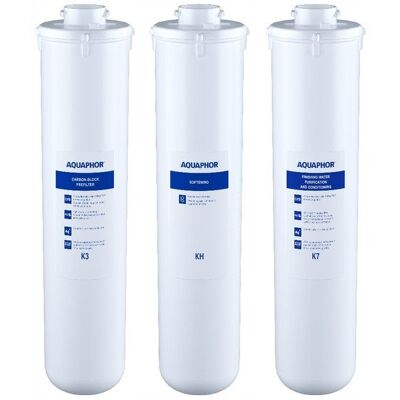 Wkład filtrujący AQUAPHOR Kryształ K3-KH-K7 (3 szt.) Wkład filtrujący AQUAPHOR Kryształ K3-KH-K7 (3 szt.)