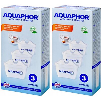 Wkład filtrujący Aquaphor Maxfor+ 6 szt. Wkład filtrujący Aquaphor Maxfor+ 6 szt.