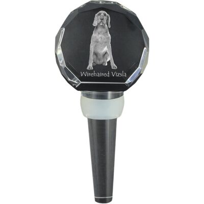 Wyżeł - kryształowa zatyczka do butelki, wyjątkowy korek do wina ze zdjęciem, personalizowany prezent dla sommeliera marki Art-Dog Wyżeł - kryształowa zatyczka do butelki, wyjątkowy korek do wina ze zdjęciem, personalizowany prezent dla sommeliera marki Art-Dog