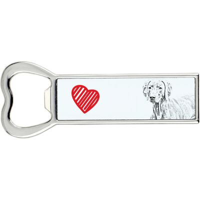 Wyżeł weimarski, Weimaraner - otwieracz do butelek z psem, personalizowany otwieracz na lodówkę, wyjątkowy upominek dla mężczyzny marki Art-Dog Wyżeł weimarski, Weimaraner - otwieracz do butelek z psem, personalizowany otwieracz na lodówkę, wyjątkowy upominek dla mężczyzny marki Art-Dog